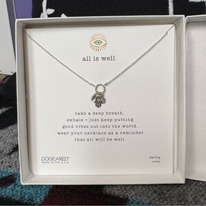 All Is Well Dogeared Charm Necklace